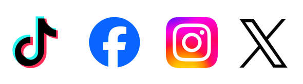 Note on specific social media platforms